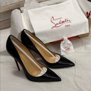 Christian Louboutin Black Patent Heels